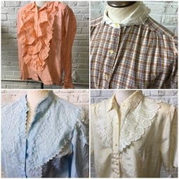 Lace Accented and/or Frilly Blouses by the bundle